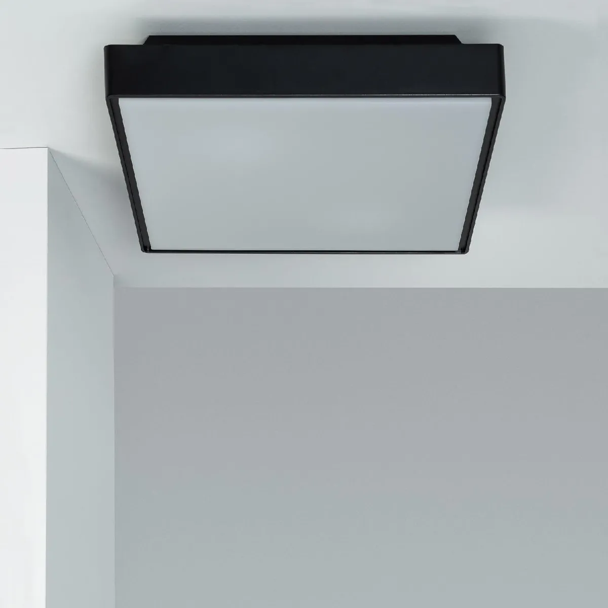Ledkia Plafonnier Extérieur Carré