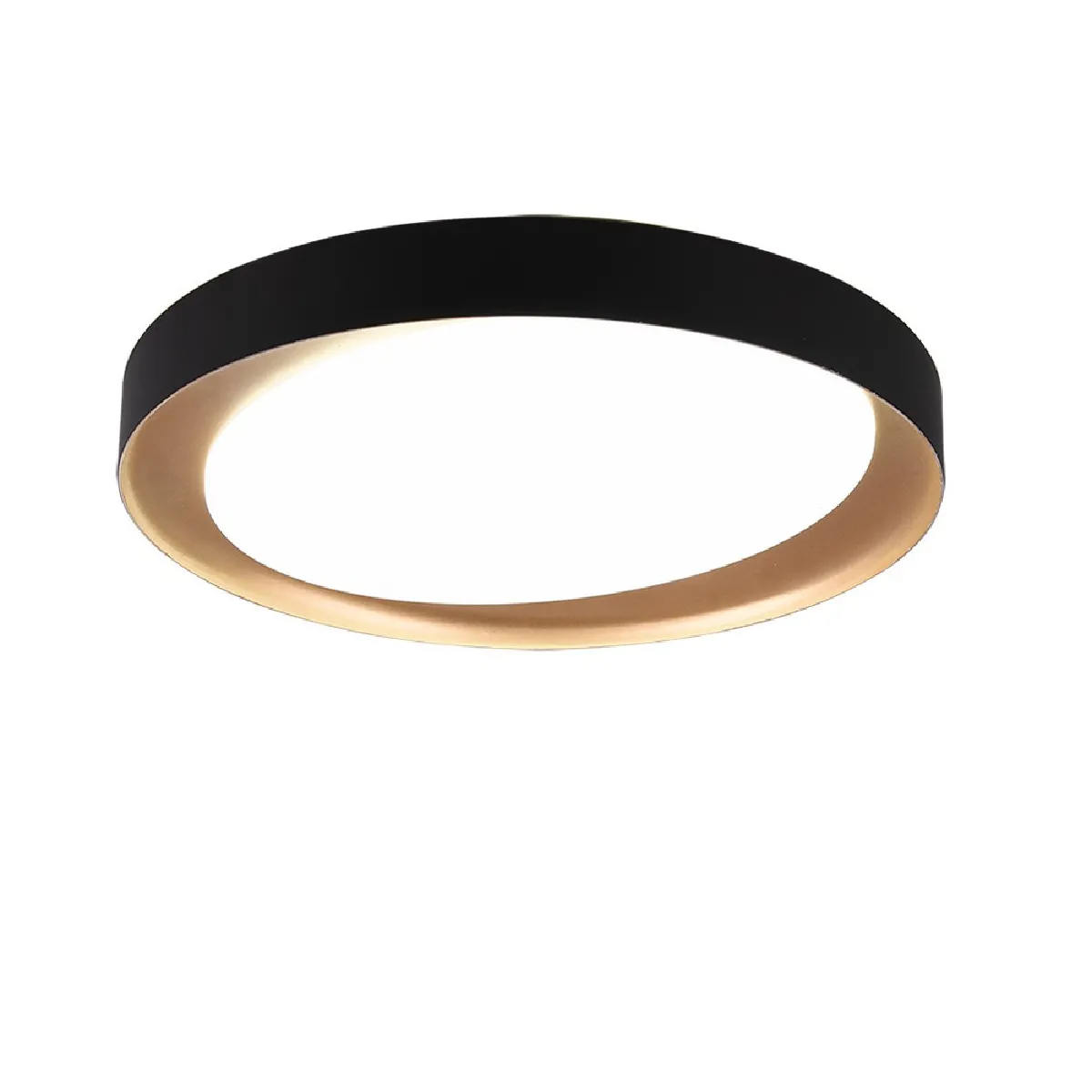 Lumière Noir Lumiere Semi-Plafonnier Led Rond