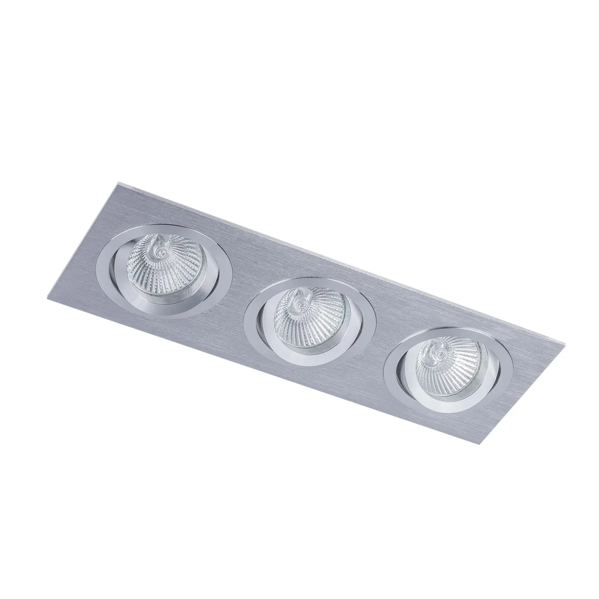Italux spot encastrable rectangulaire - Argent