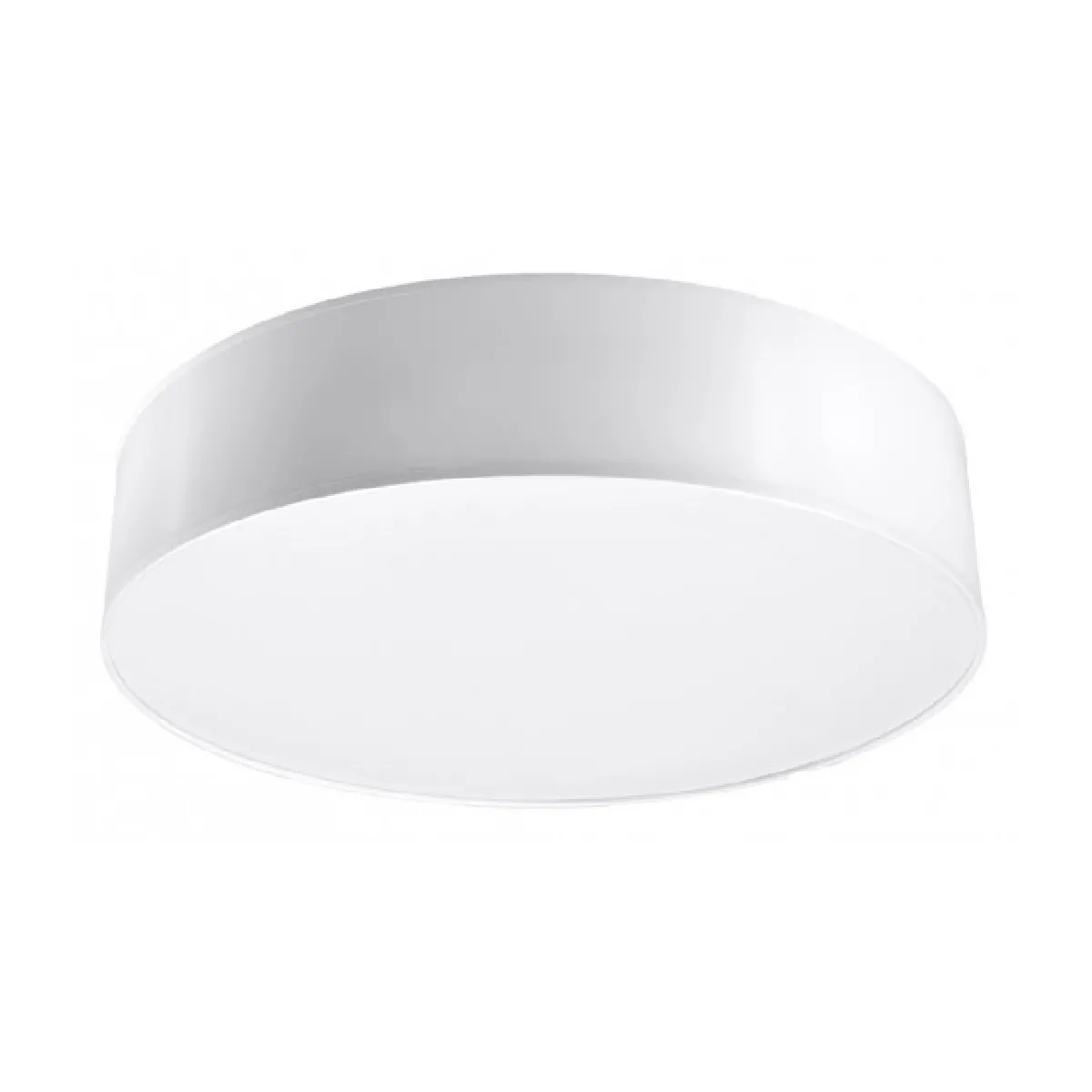 Luminaire_center Plafonnier rond 4 lampes - Blanc