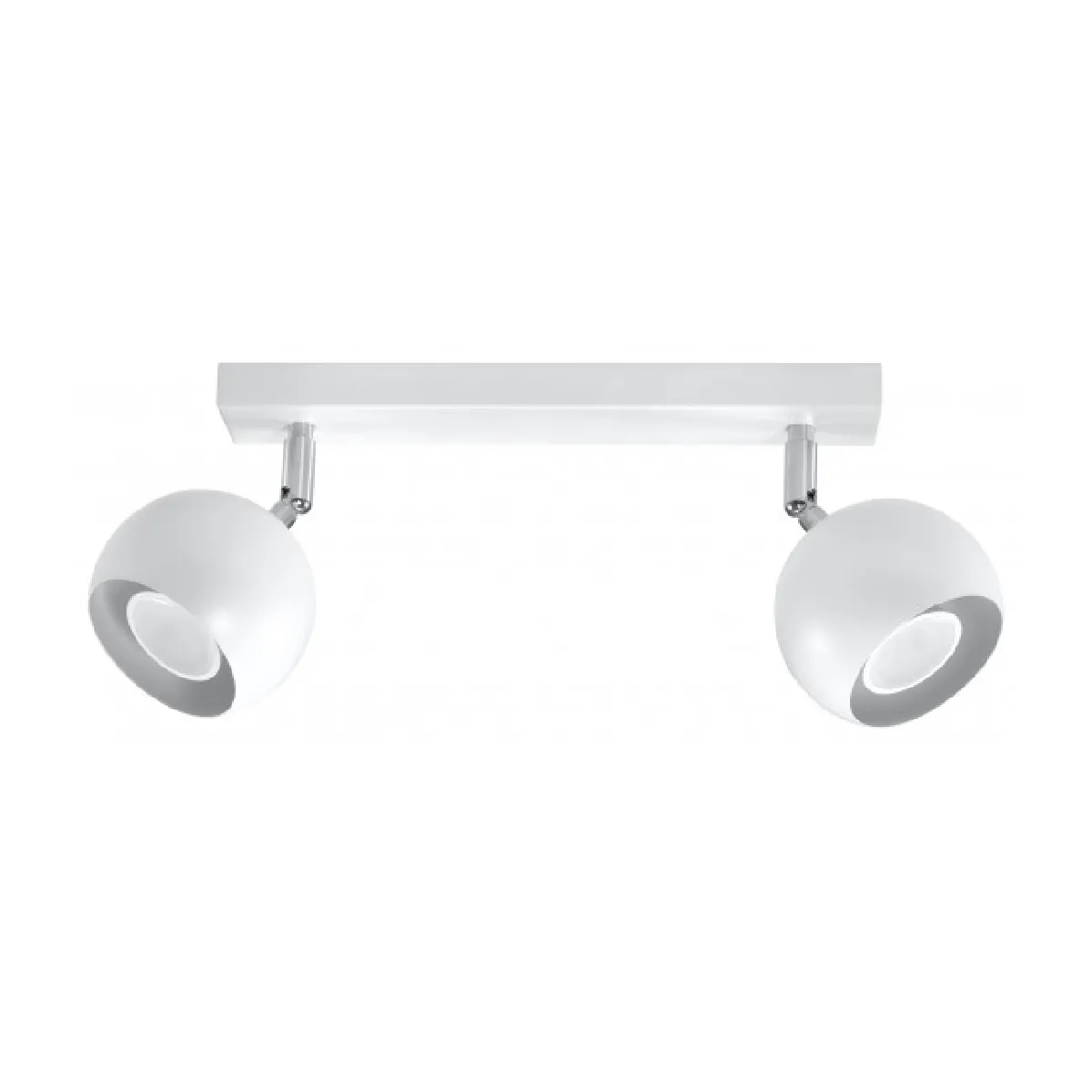 Luminaire Center Plafonnier Oculare - Acier Blanc Luminaire Center Plafonnier Oculare - Acier Blanc