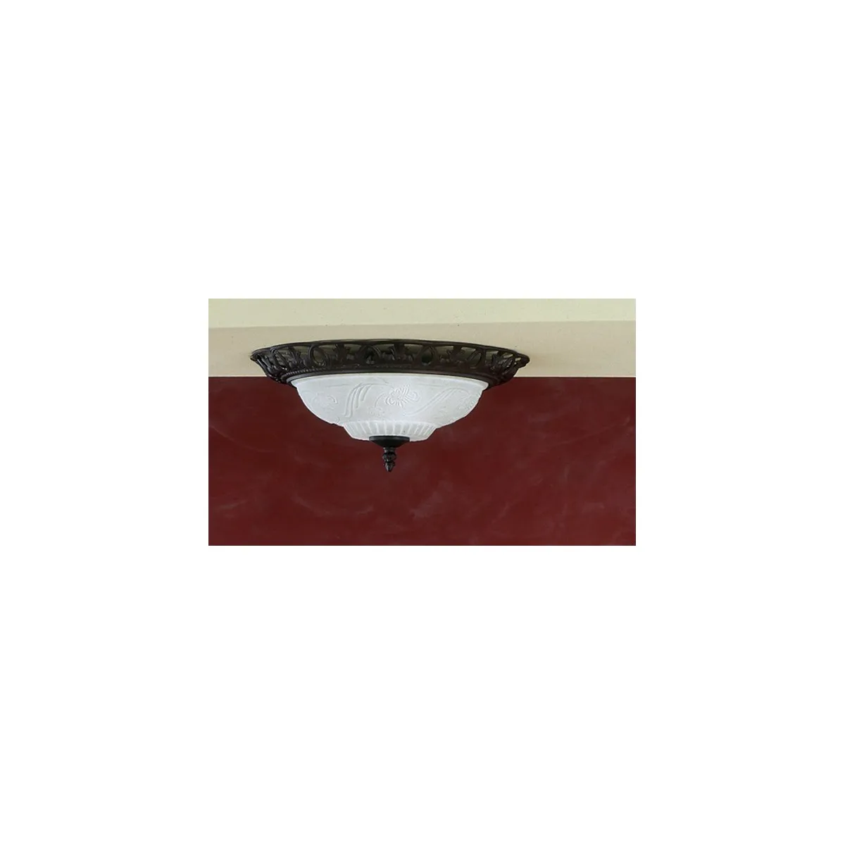 Lumière Noir Lumiere Plafonnier Rond Métal