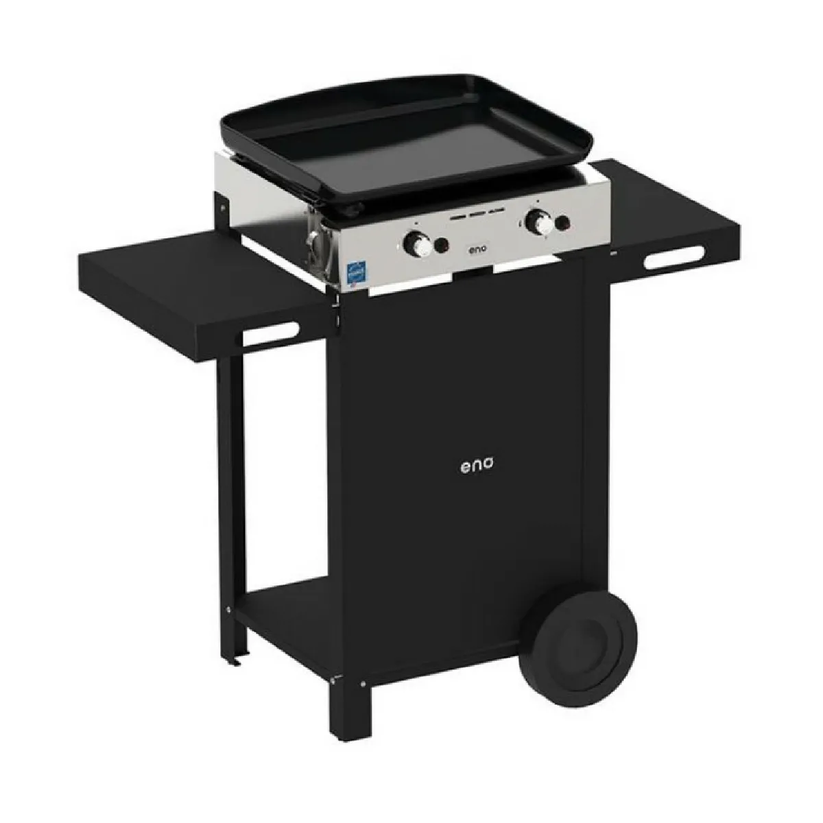 ENO  plancha gaz 2 br&ucirc;leurs