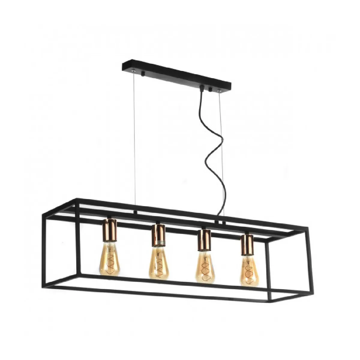 Onli Noir Plafonnier Floki E27