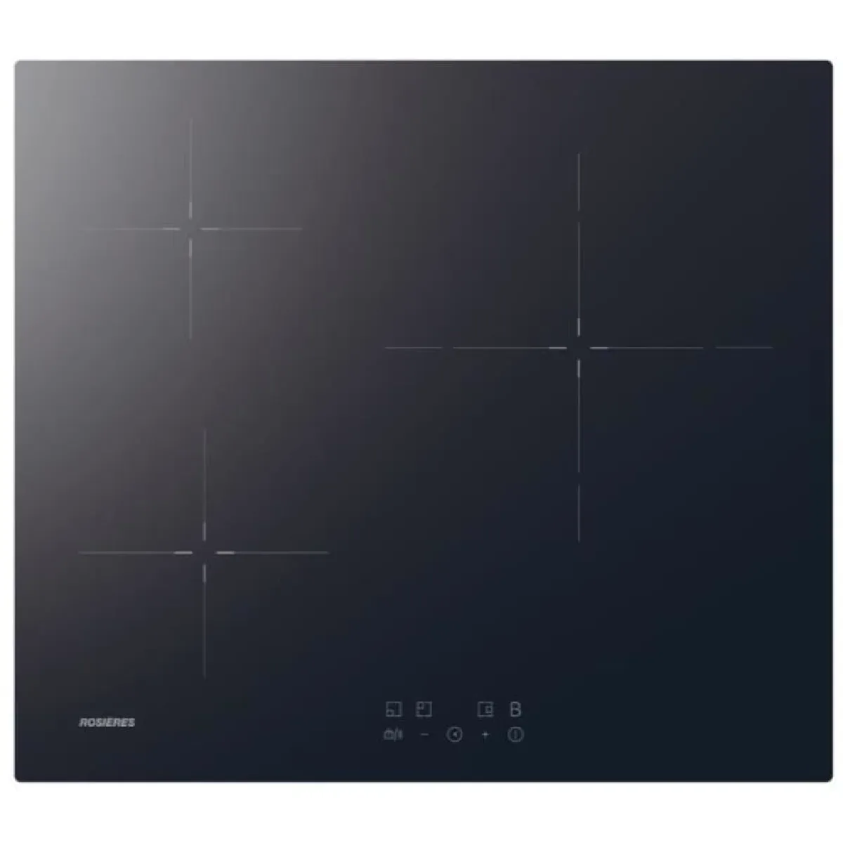 Rosières Noir Plaque De Cuisson Induction - 3 Feux - 59 X 52 X 5,8 Cm - Ri633cbb - Neuf - Image 4