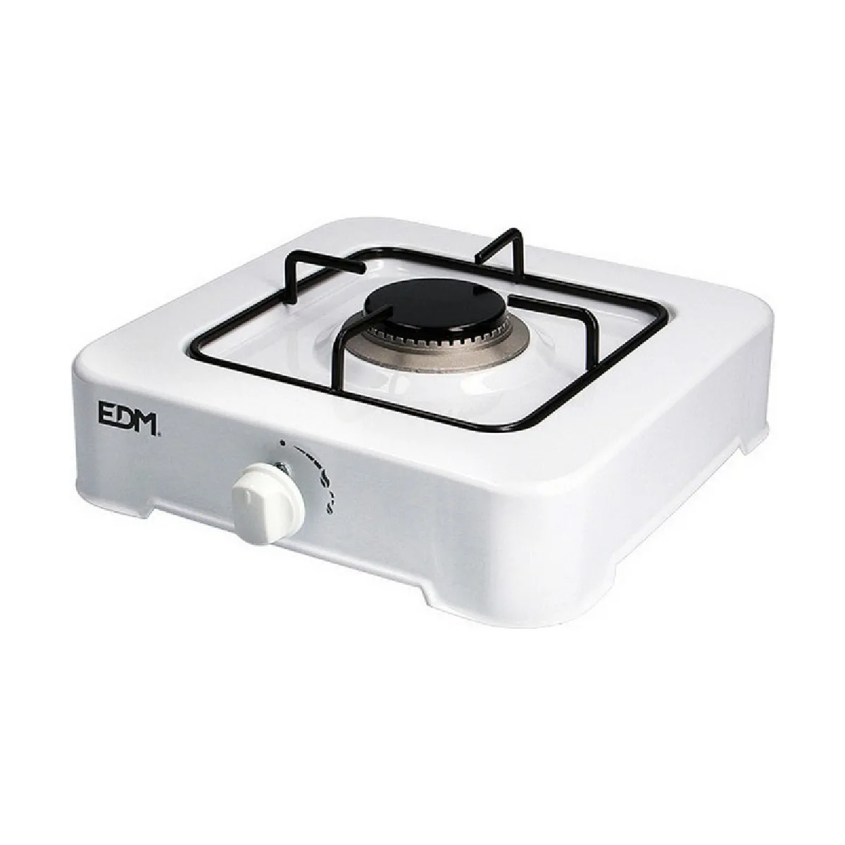 Non Communiqué Blanc Réchaud Gaz 1 Feu 2100W Edm Laqué 30 X 30 X 9 Cm - Image 3