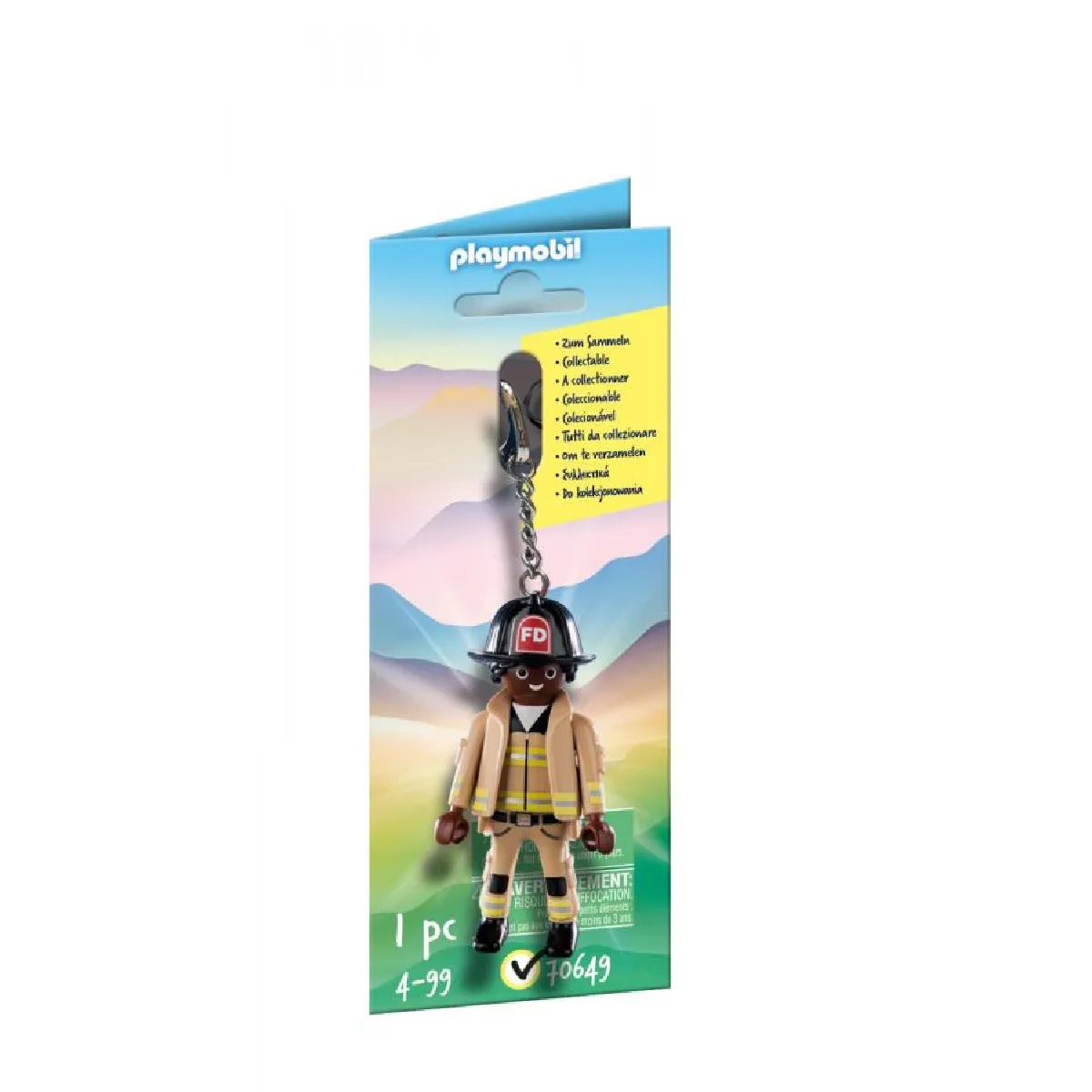 Playmobil 70649 Porte-cl&eacute; pompier