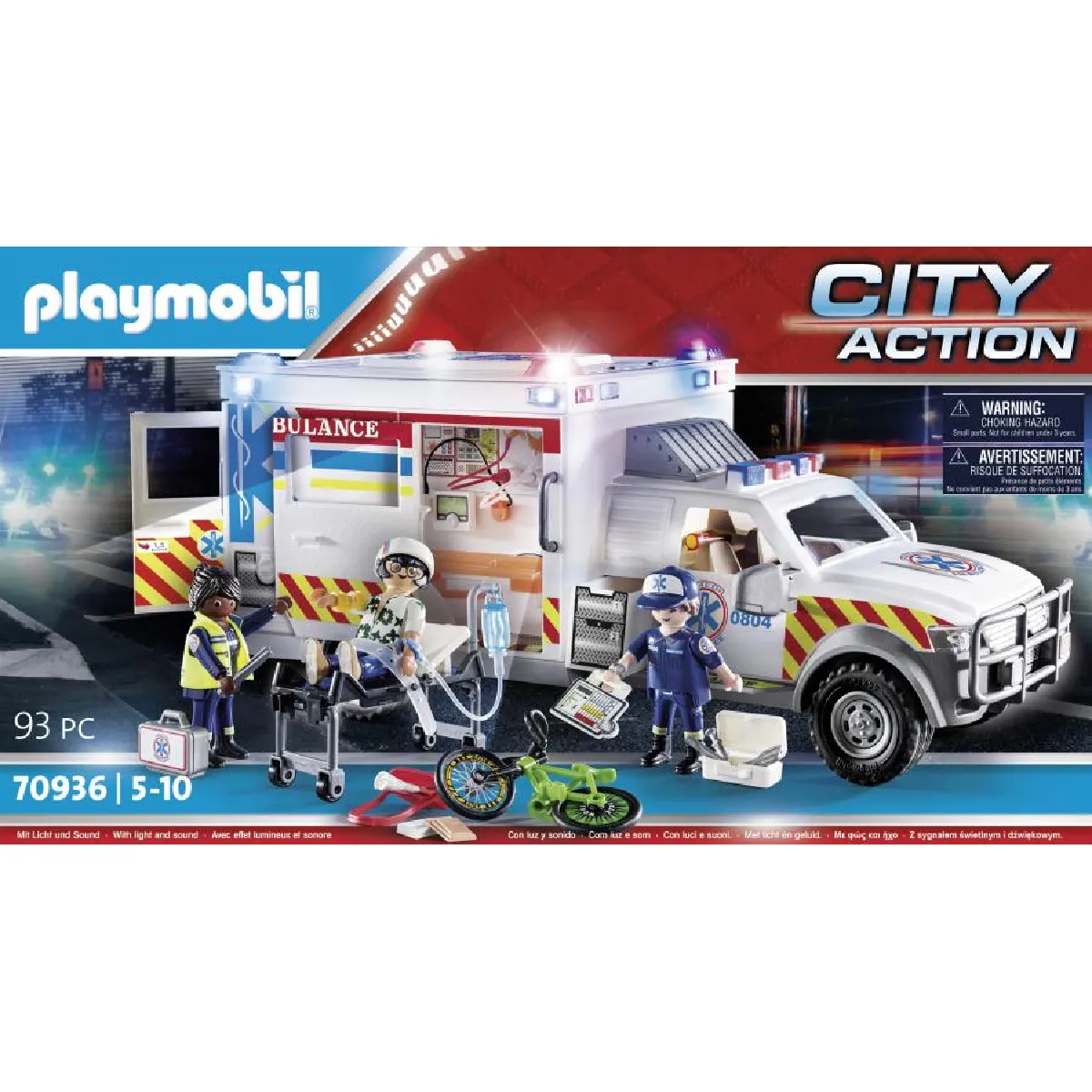 Playmobil 70936 Ambulance avec secouristes