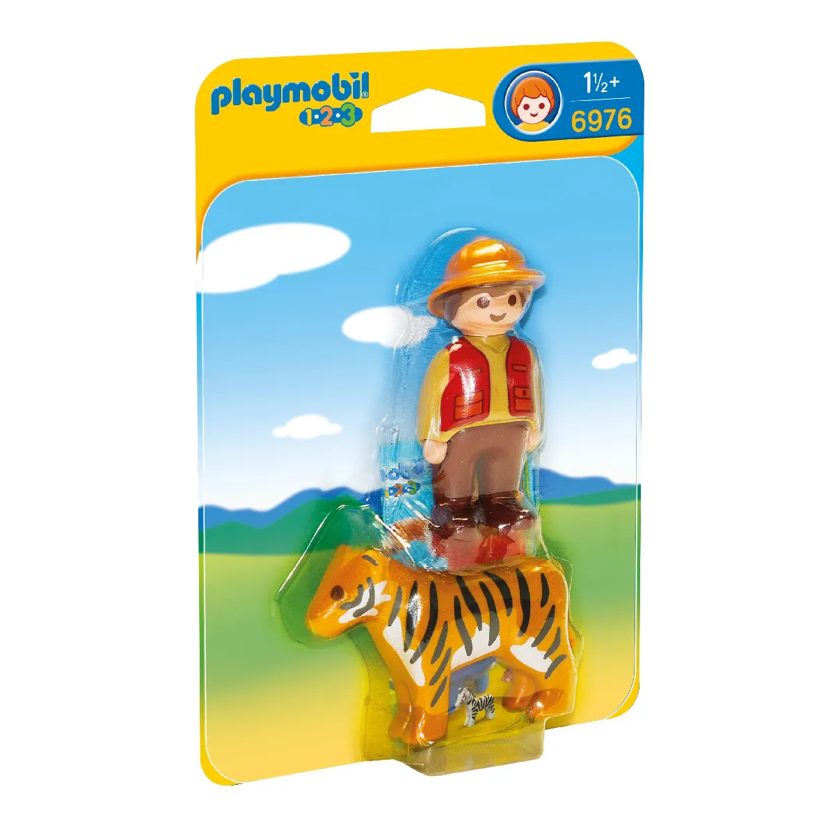 Playmobil® Playmobil 1.2.3 Aventurier Avec Tigre