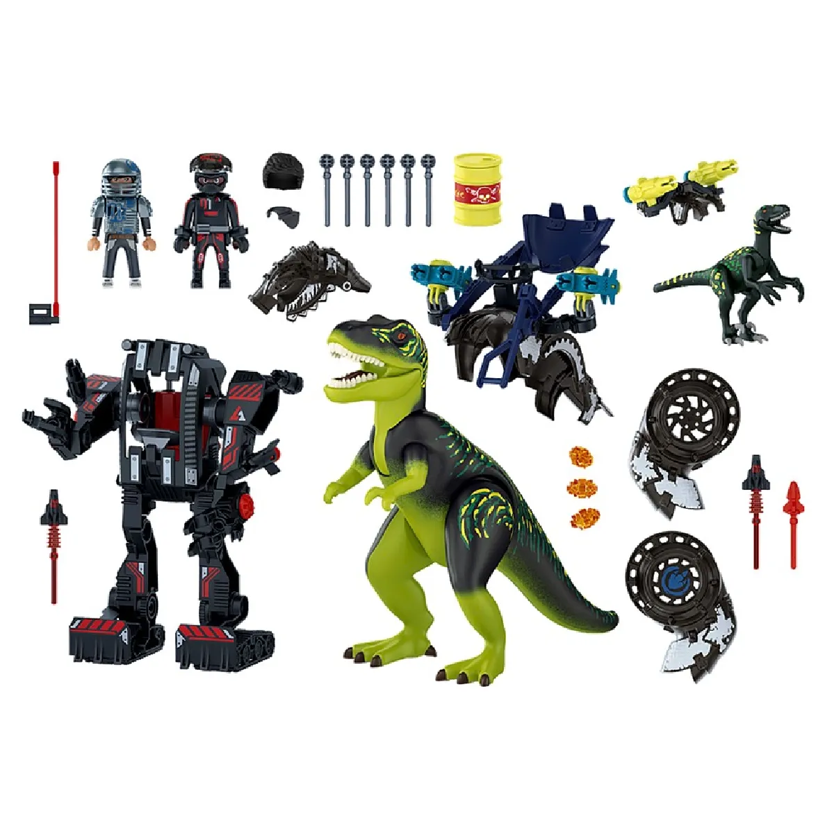 PLAYMOBIL Tyrannosaurus – Abenteuer-Spielset Mit Dino-Baby, Figur & Zubehör, Tragbar, Für Kinder Ab 4 Jahren – Fördert Kreativität & Fantasie