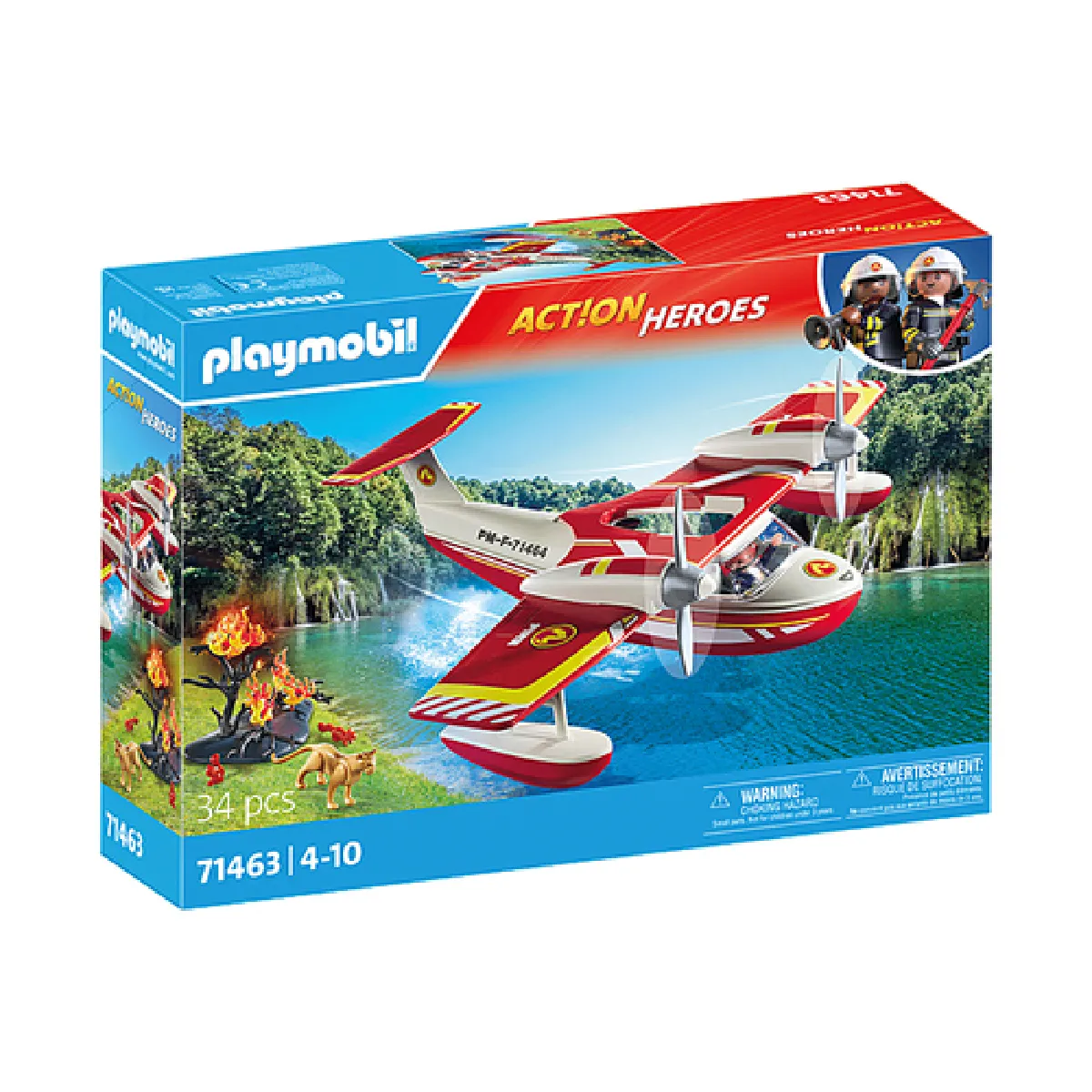 Playmobil 71463 Hydravion pompier