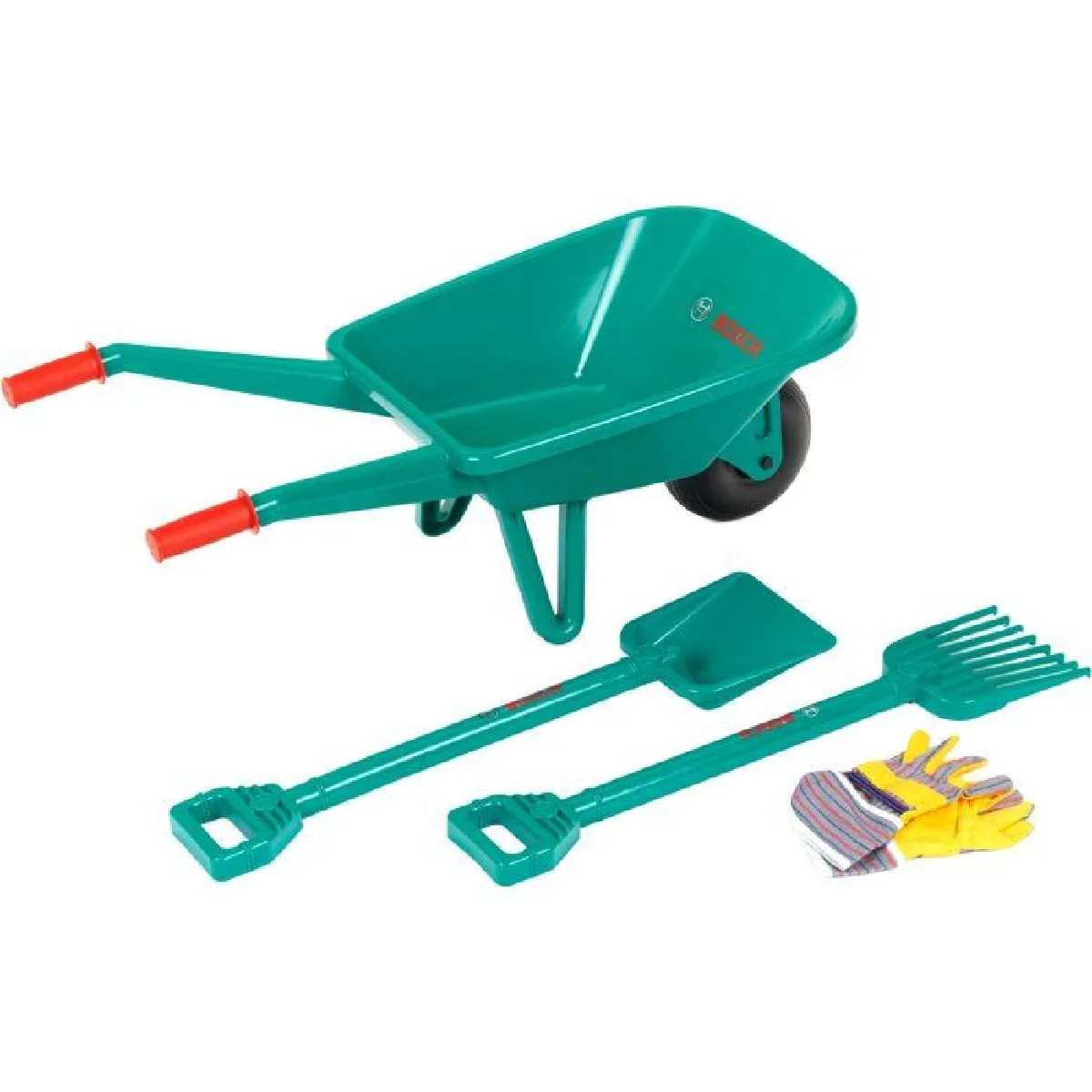 Theo Klein Set De Jardin Bosch (Brouette, R�Teau, Pelle Et Gants De Travail) - 2752 - Image 4