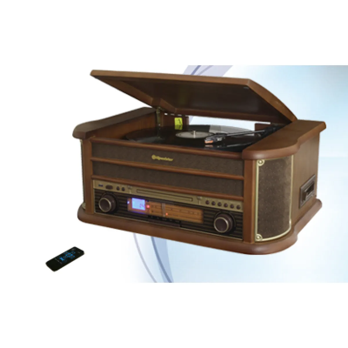 ROADSTAR  cha&icirc;ne hi-fi platine vinyle CD Bluetooth