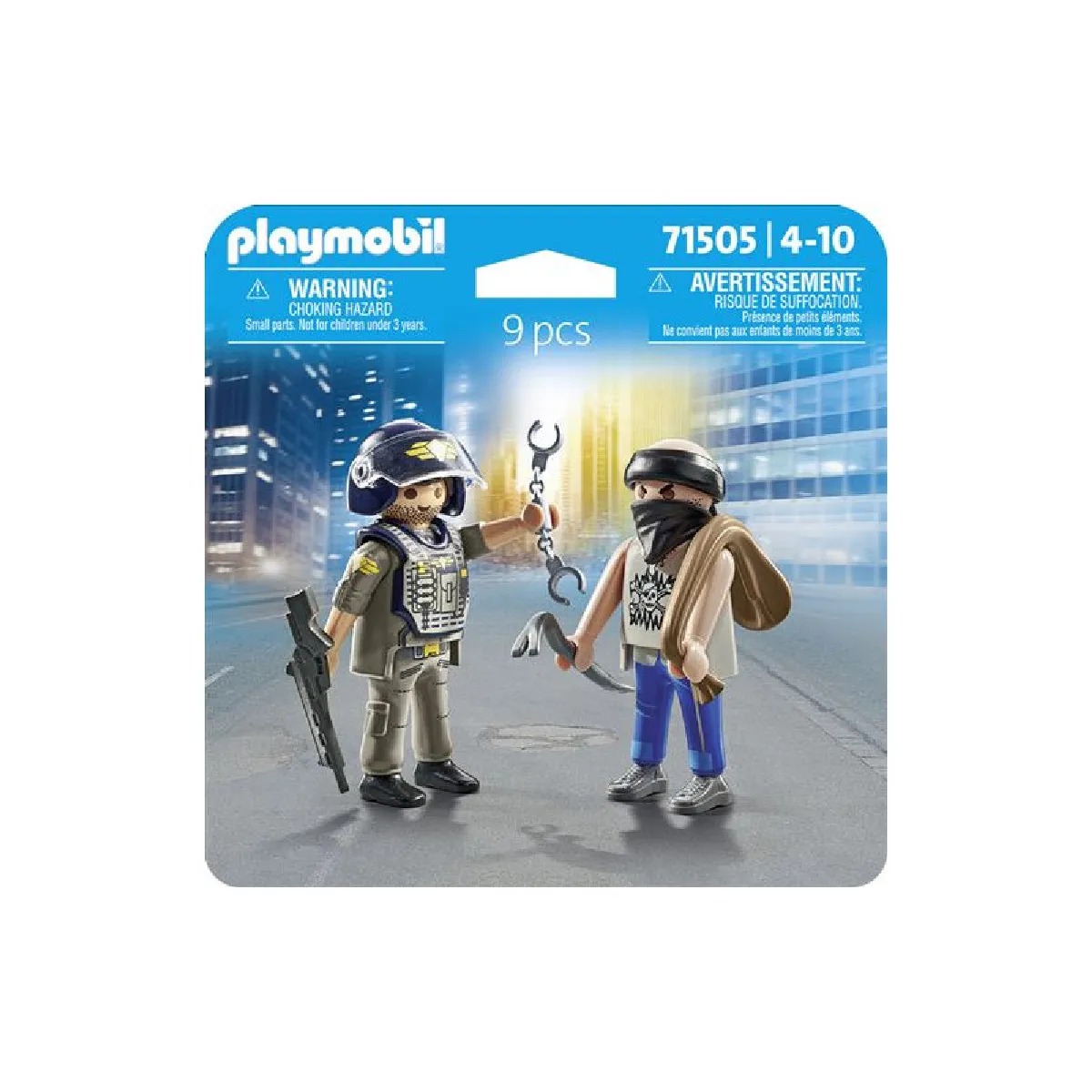 Playmobil Gris Jeux De Simulation Policier Et Bandit - Image 4