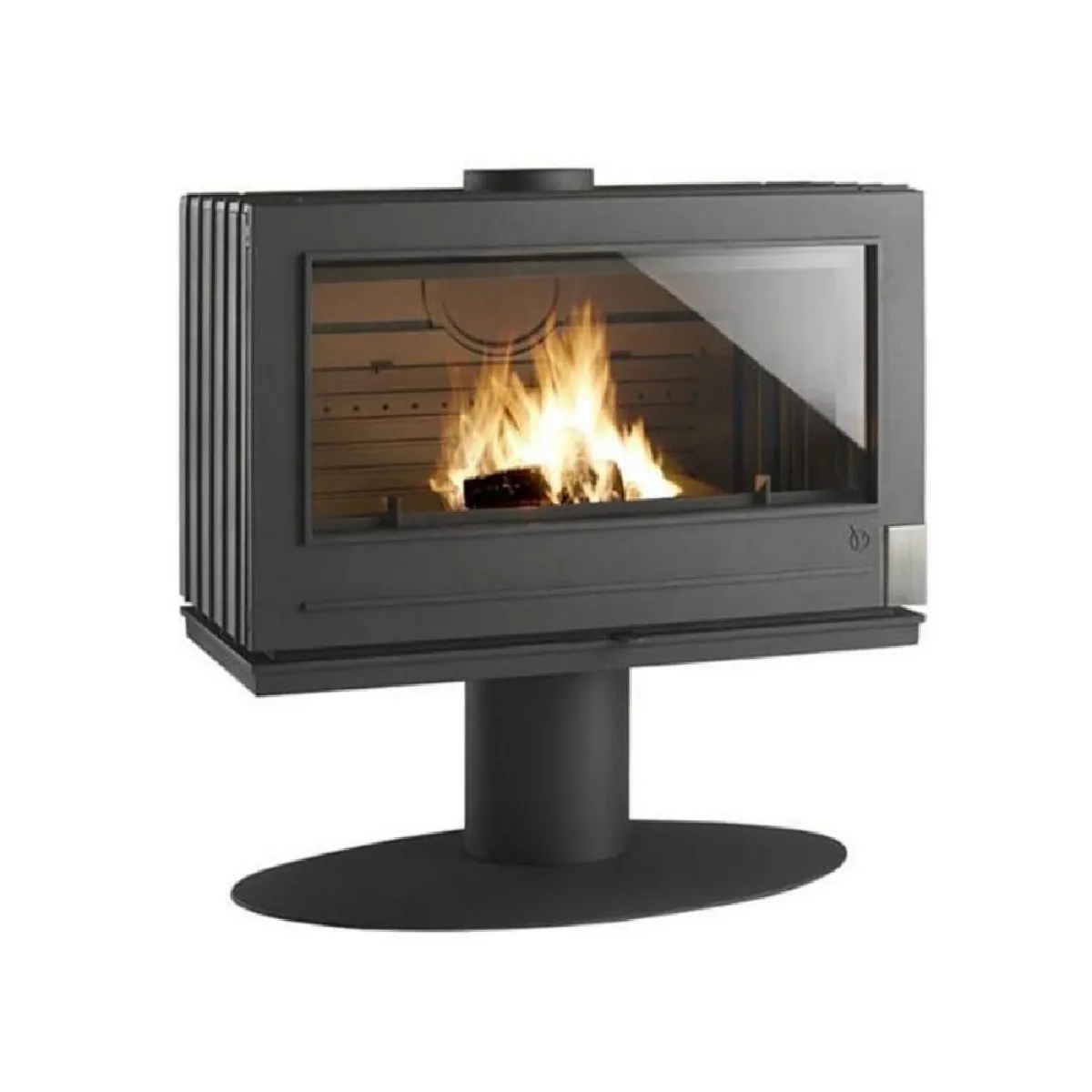 INVICTA Po&ecirc;le &agrave; bois fonte 12kw anthracite - 9127-44 - Elton - 