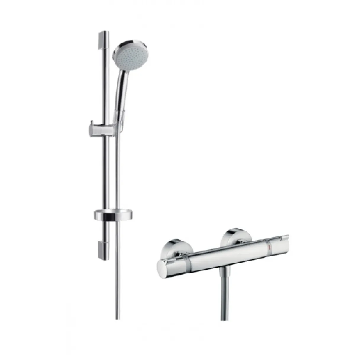 Hansgrohe Colonne De Douche Croma 100 Vario / Ecostat Comfort - 65 Cm