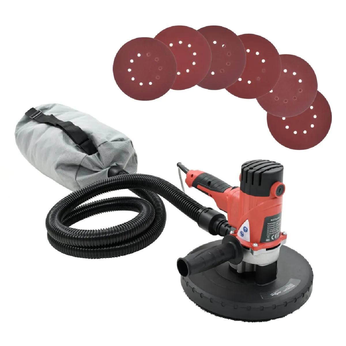 Ponceuse à plâtre VidaXL avec aspirateur 1200W - Image 3