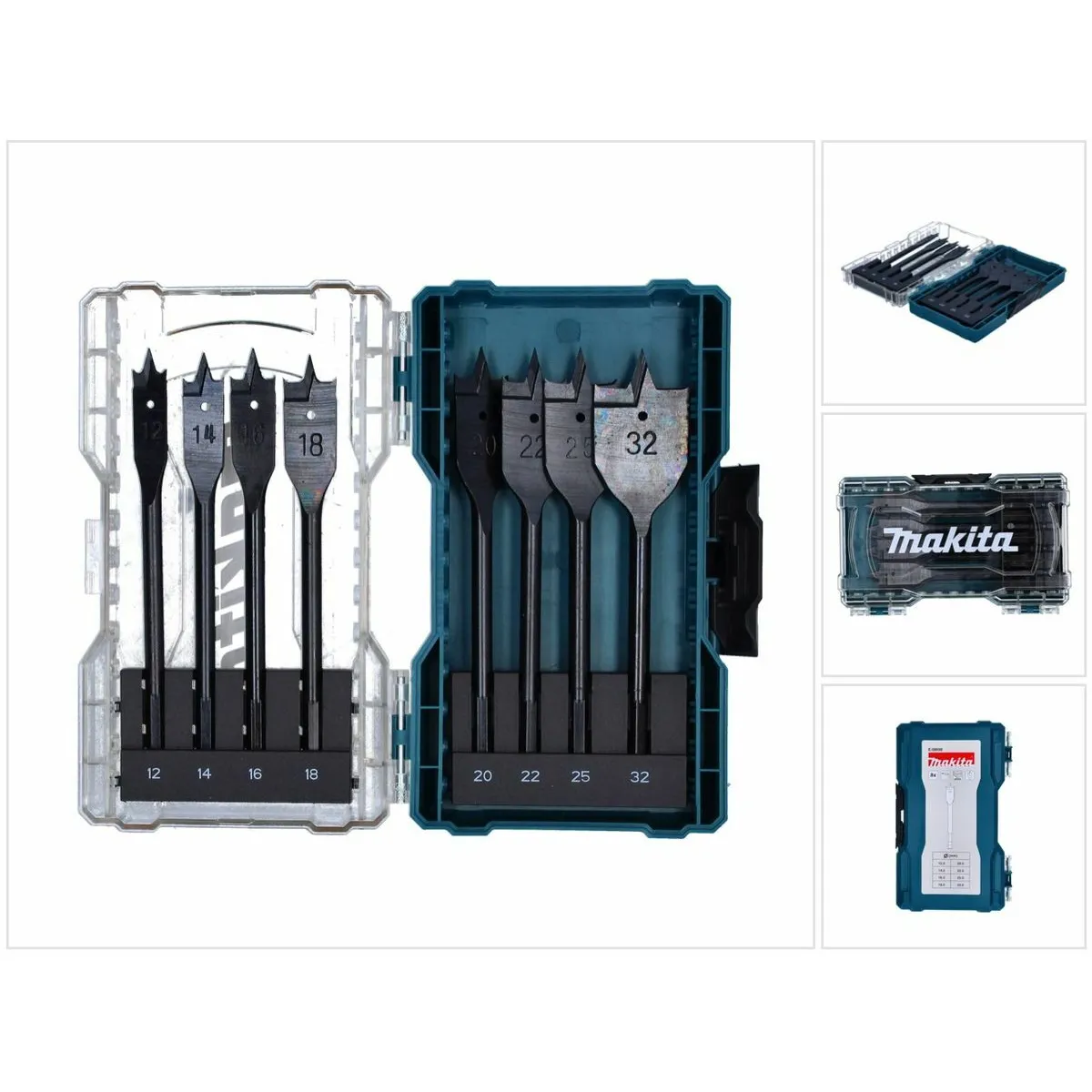 Makita Fraises Plates 8 pièces