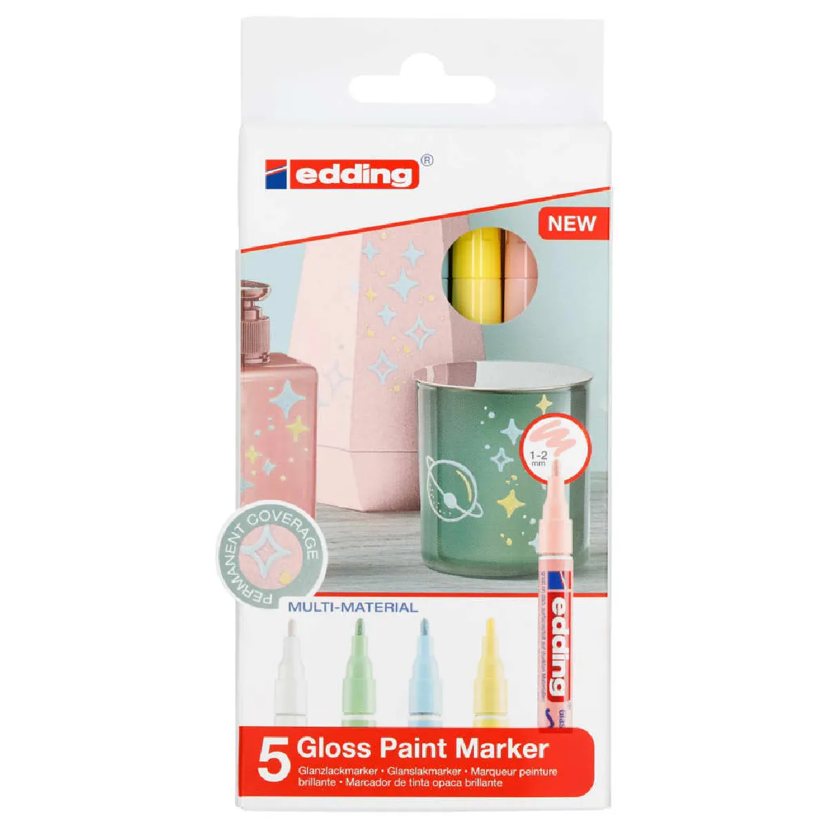 EDDING  Marqueurs 751 Multicolore