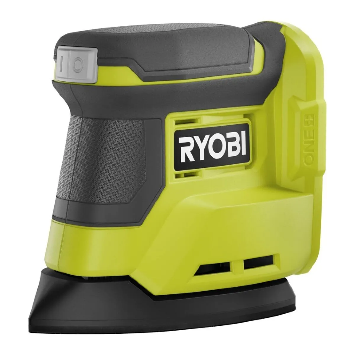RYOBI Ponceuse triangulaire 18V diamètre d'oscillation 1 8 mm patin 100 x 140 mmm 22 000 oscmin Livrée avec 3 abrasifs RPS18 0