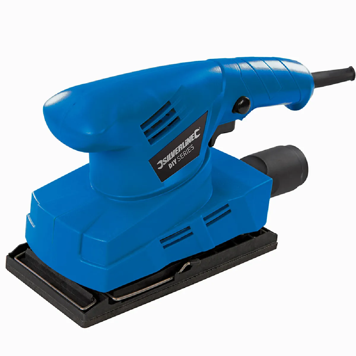 Silverline Ponceuse orbitale 135 W - Vitesse 12000 tr/min - Taille feuilles 93x230 mm