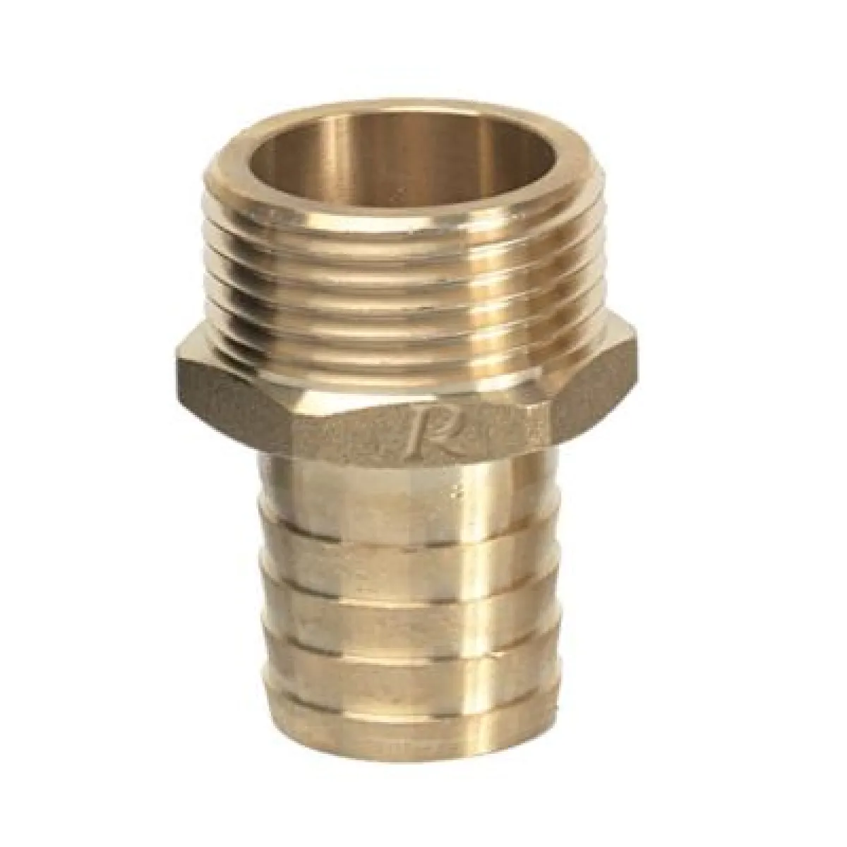 Raccords cannelé en laiton cannelé 125mm pour pompes jardin et puit - vue 2