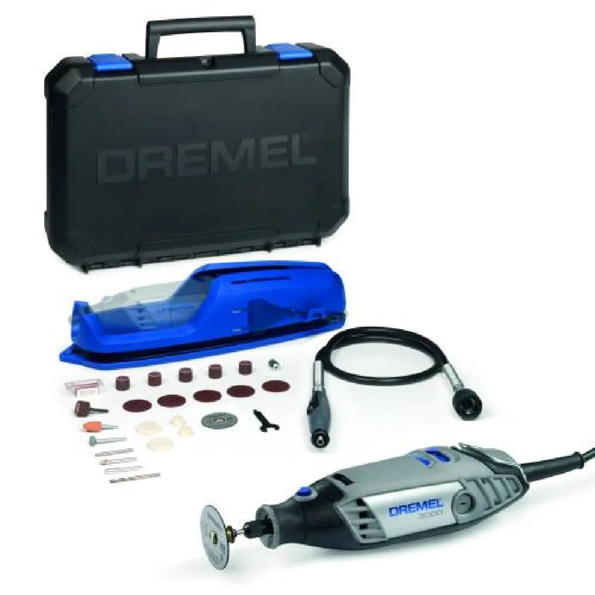 Dremel 3000-1/25 F0133000JP Multifunktionswerkzeug mit Zubehör, inkl. Koffer 28teilig 130 W
