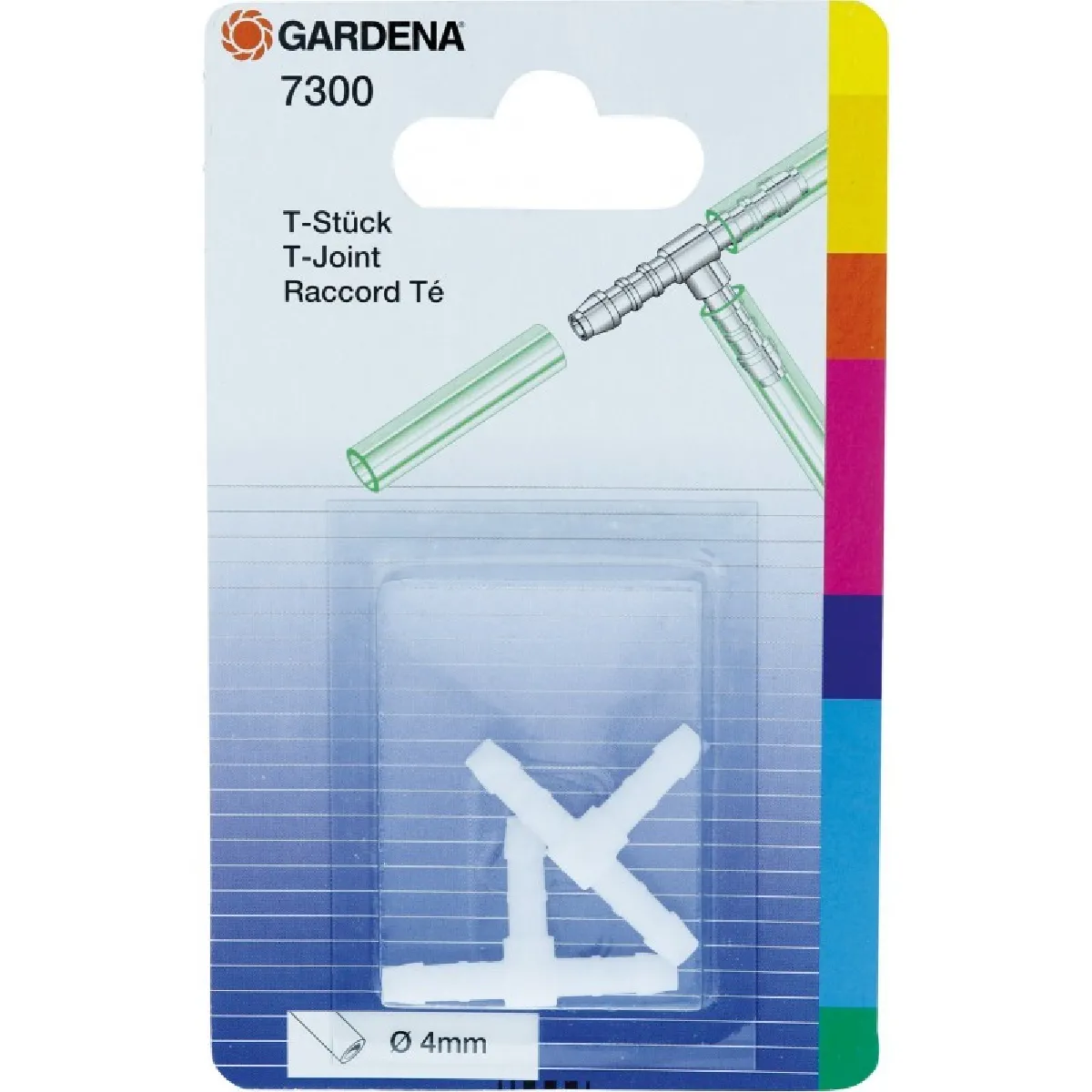 Gardena Raccord T 4 mm - vue 3