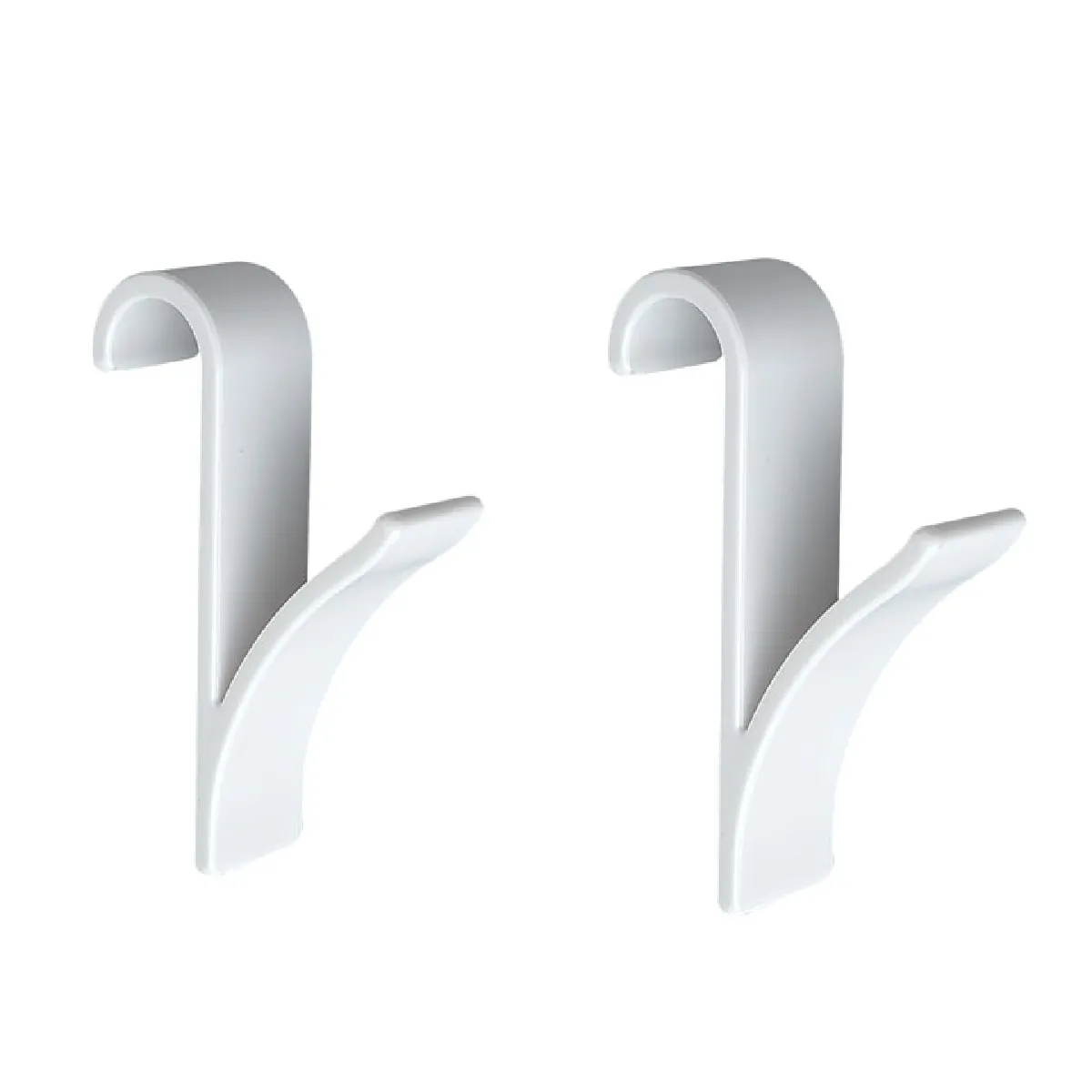 Wenko Set de 2 patères à suspendre - Blanc