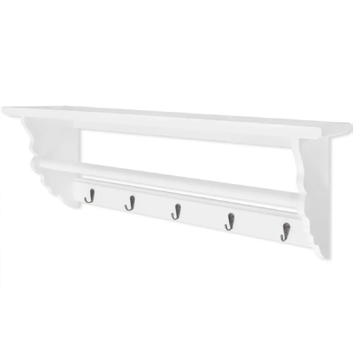 VidaXL Porte-manteau PFDM Baroque - Blanc