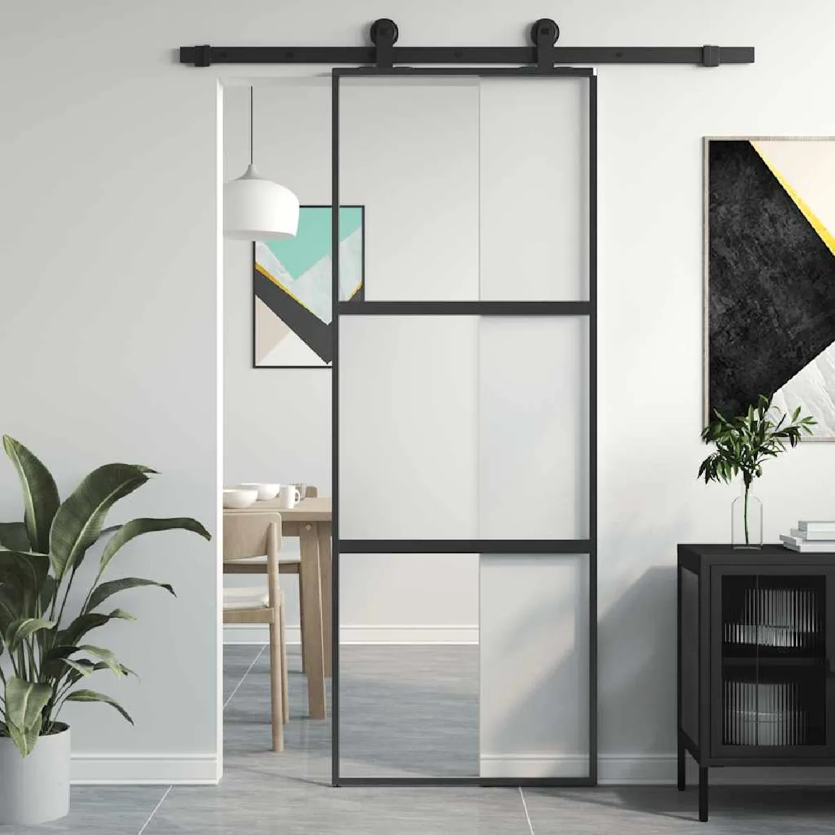 Porte coulissante vidaXL 90x205 cm - vue 4