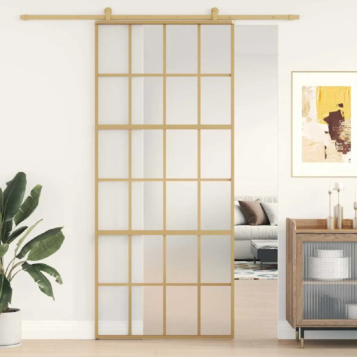 Porte coulissante vidaXL 90x205 cm - vue 5