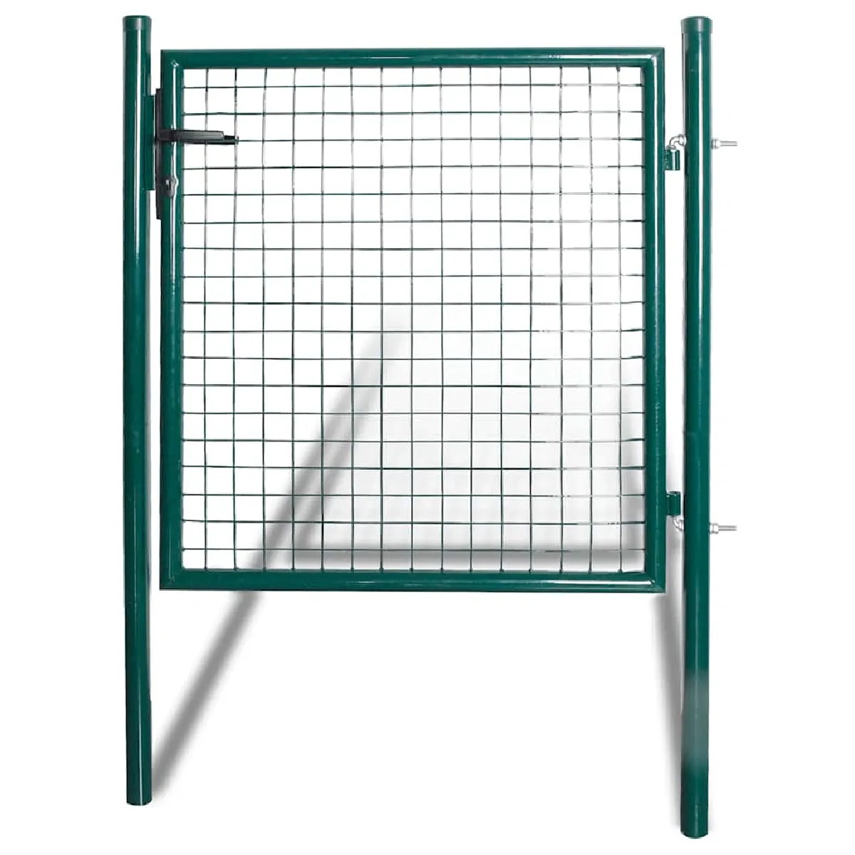 Vidaxl Portail de clôture à une porte 100x100 cm en acier thermolaqué 142030