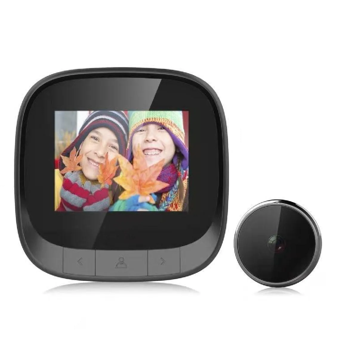 Yonis Interphone Vidéo Anti-Intrusion Ecran Hd 2.4 Pouces Caméra 0.3Mp