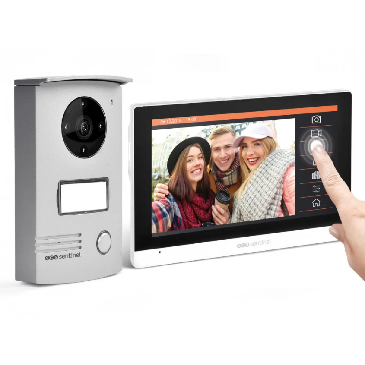 Interphone vidéo filaire SCS SENTINEL VisioDoor 7+ écran tactile 7 vision nocturne Garantie - vue 2
