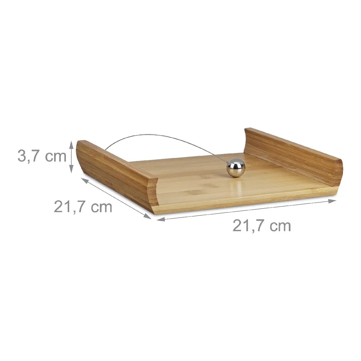 Porte-serviettes de table en bambou Helloshop26 4313029