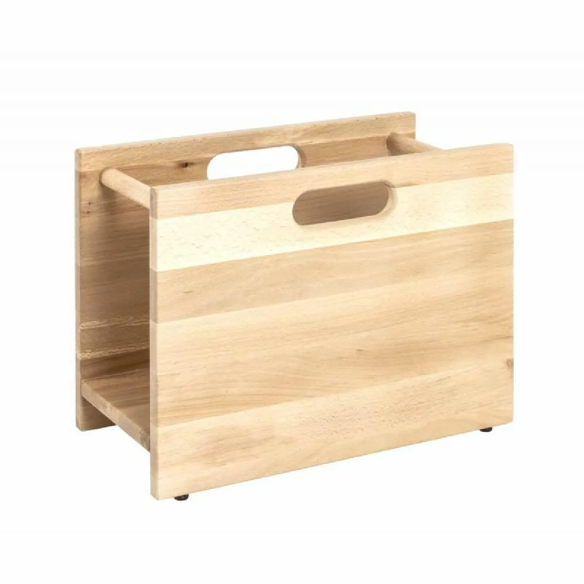 Paris Prix Porte-Revues En Bois - Naturel