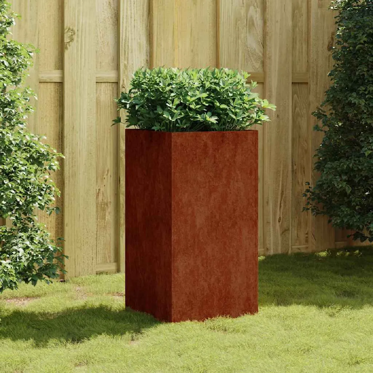 Vidaxl Jardinière 40X40x80 Cm Acier Corten - Image 3