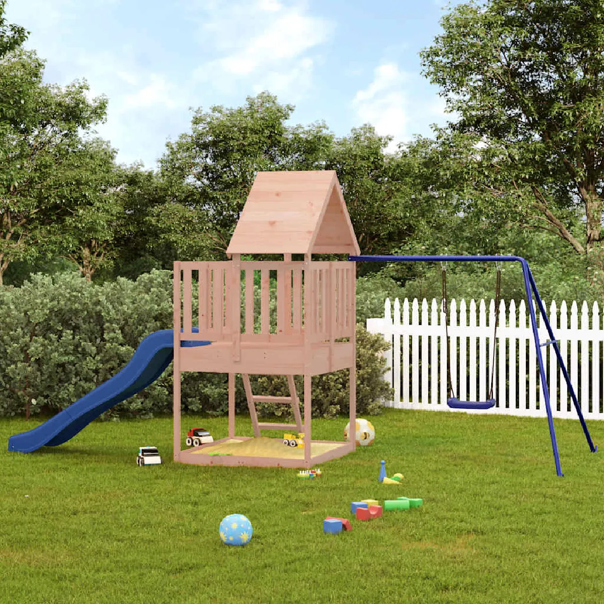 vidaXL Aire de Jeux Bois de Douglas