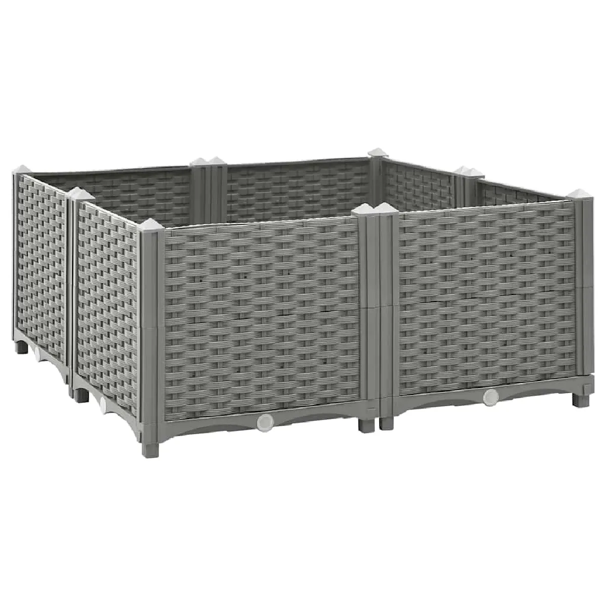 Vidaxl Lit surélevé 120x40x38 cm Polypropylène 153295