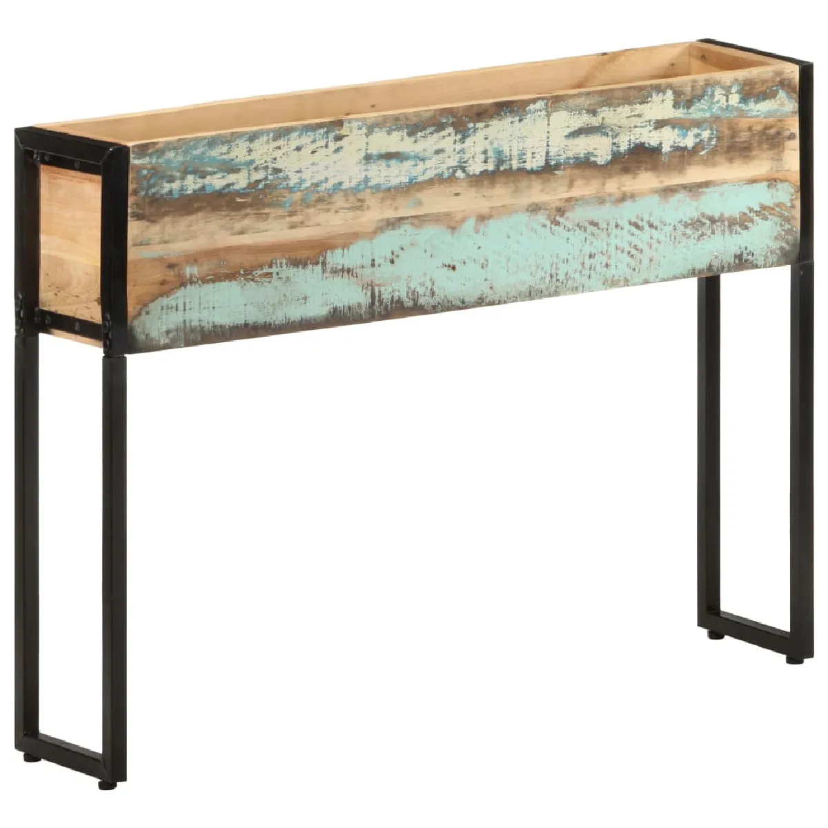 vidaXL Jardinière 90x20x68 cm Bois massif - vue 2