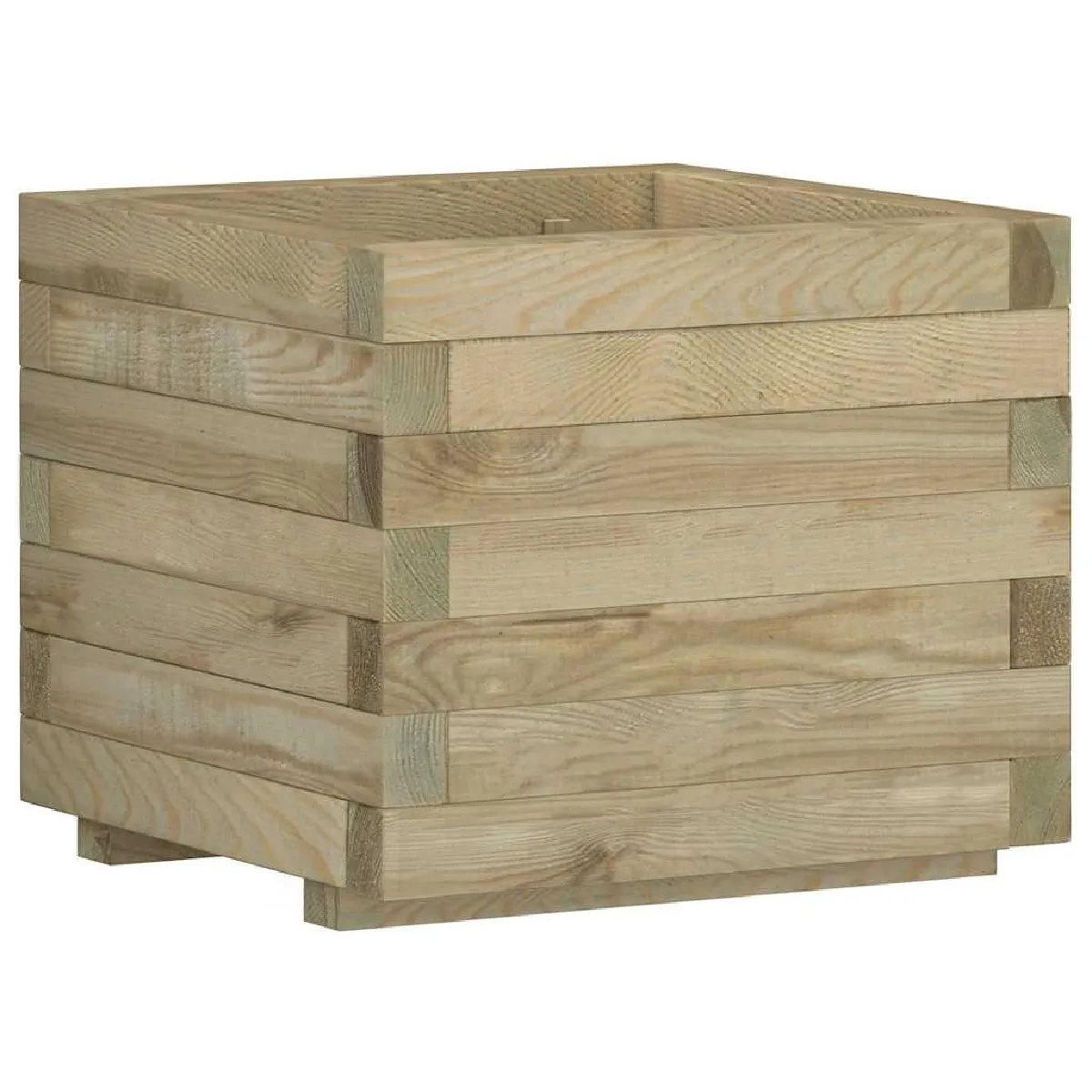 vidaXL Lit surélevé 50x50x40 cm Bois Carré
