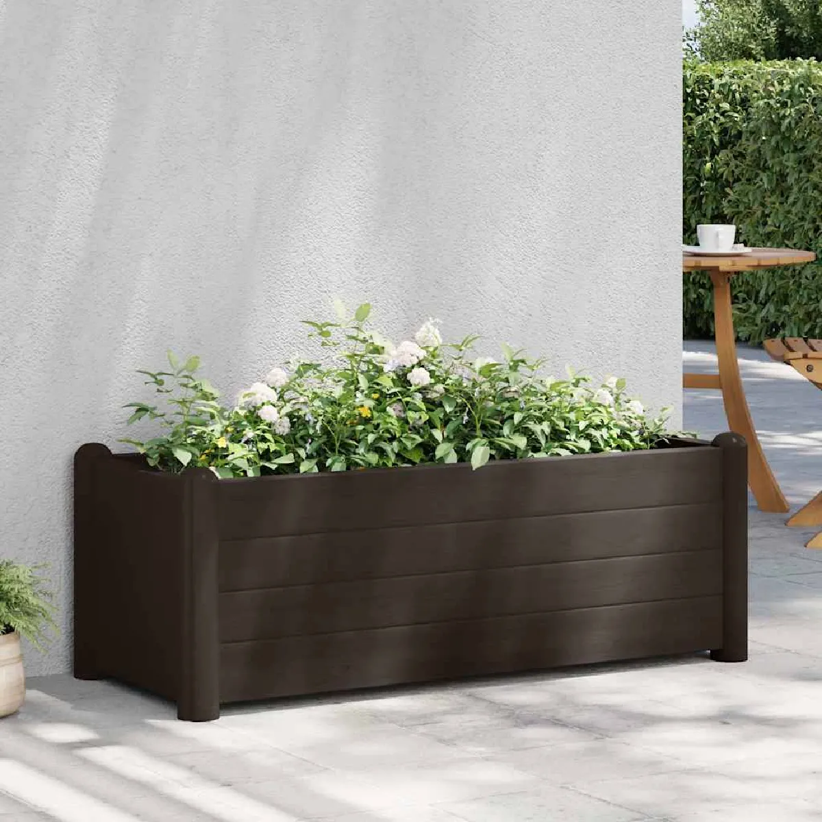 VIDAXL - Carré potager surélevé - 100x43x35 cm - Marron - Image 2