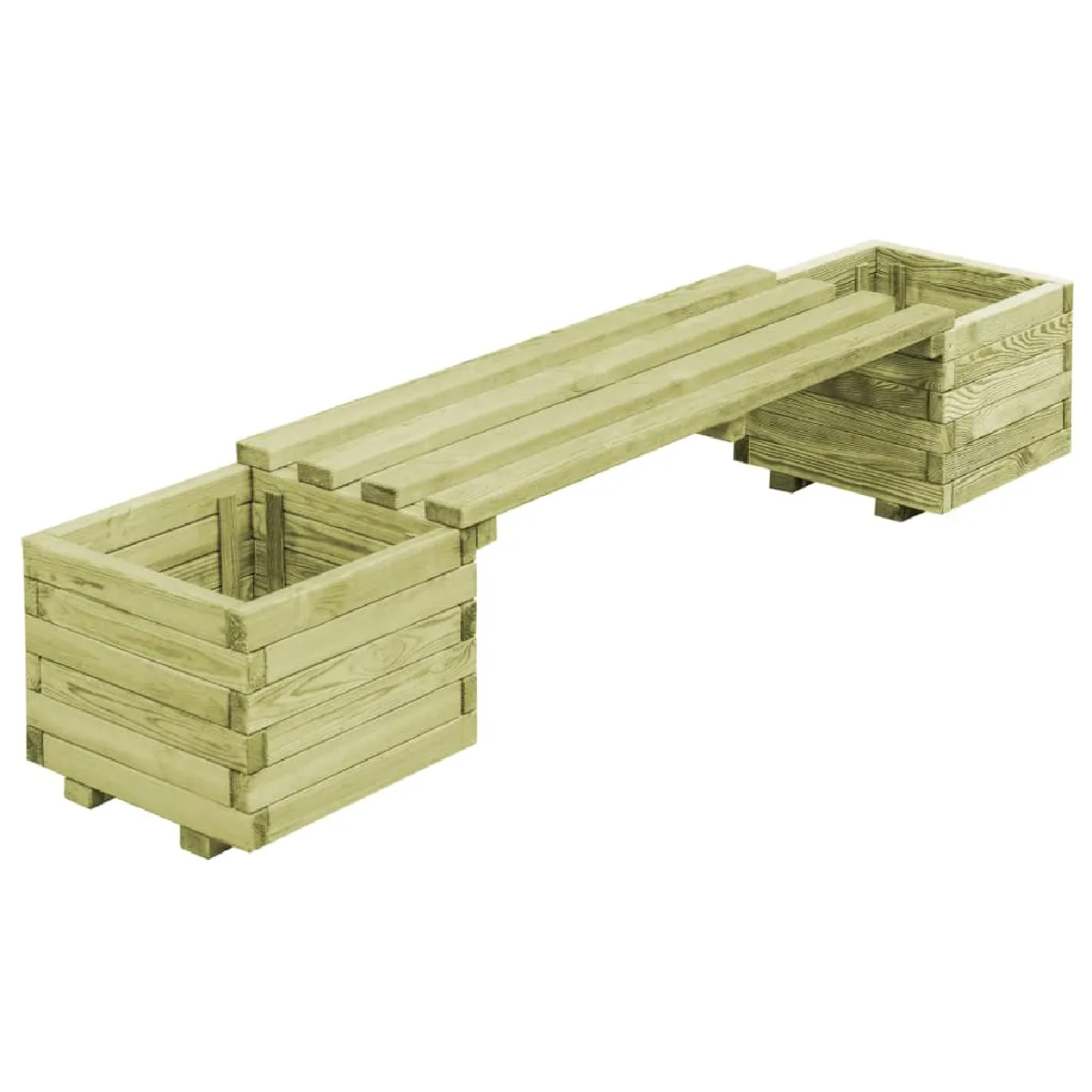 vidaXL Banc à jardinières - vue 2