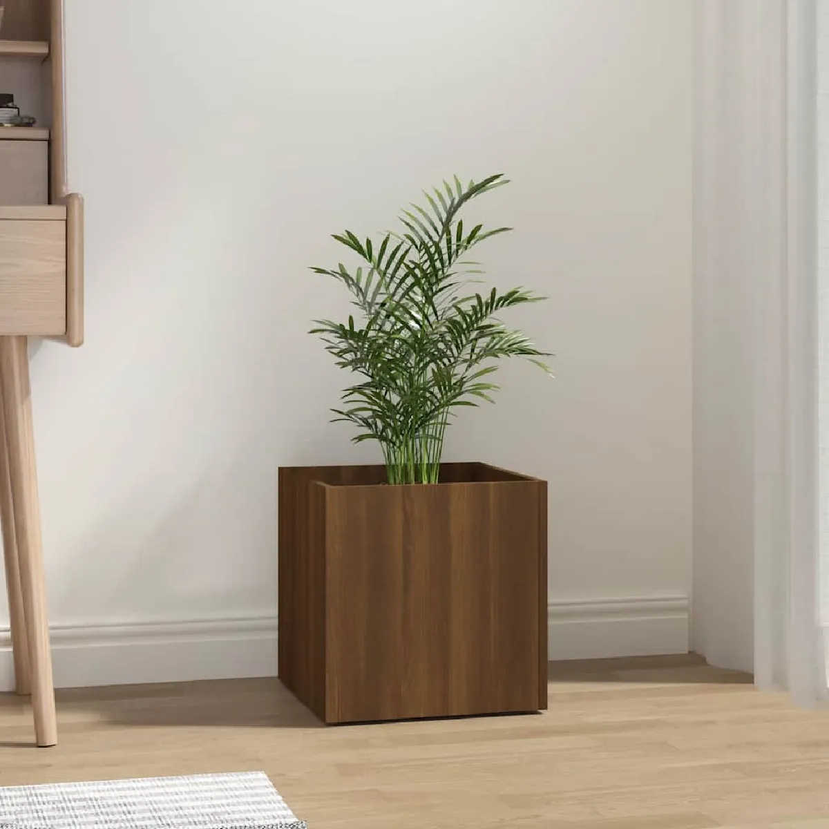 Vidaxl Marron Jardinière Chêne 40X40 Cm
