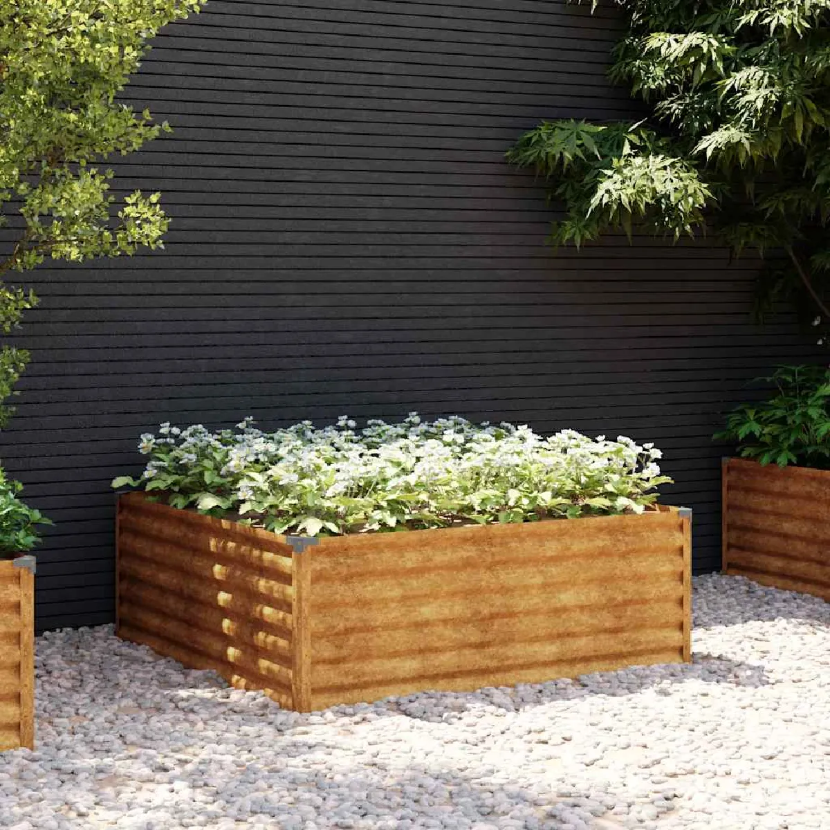 Vidaxl Lit surélevé de jardin 100x100x36 cm