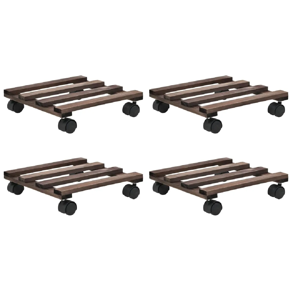 Vidaxl Support Roulant Bois De Cèdre