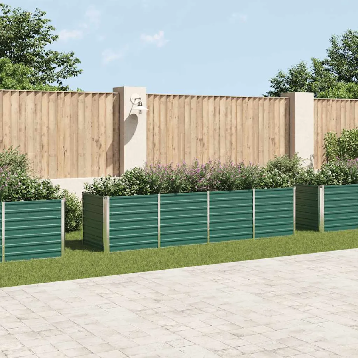 vidaXL Lit surélevé de jardin vidaXL 320x80x77 cm - vue 3