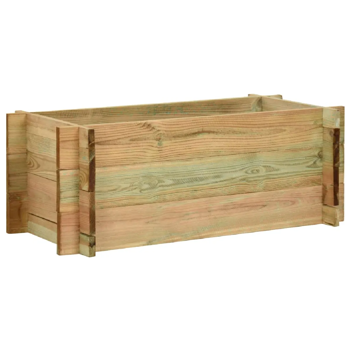 vidaXL Jardinière surélevée Bois de pin