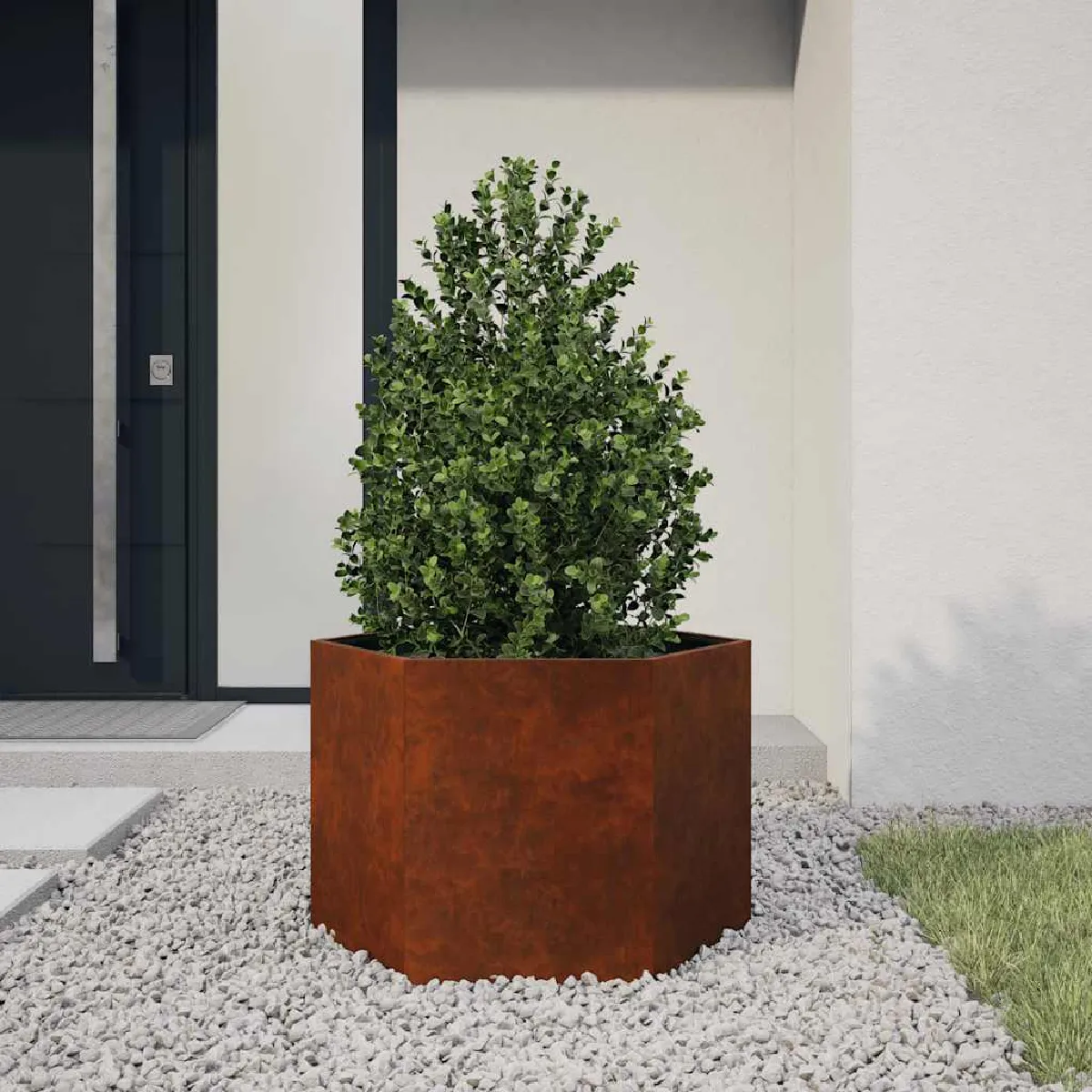 vidaXL Jardinière Rouillé Acier corten
